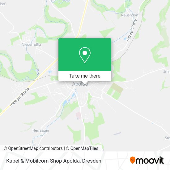 Карта Kabel & Mobilcom Shop Apolda