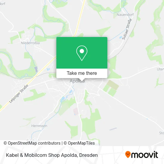 Карта Kabel & Mobilcom Shop Apolda