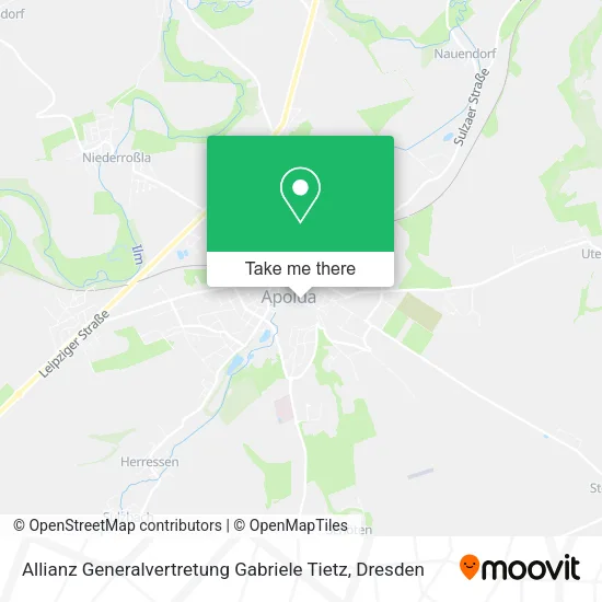 Карта Allianz Generalvertretung Gabriele Tietz