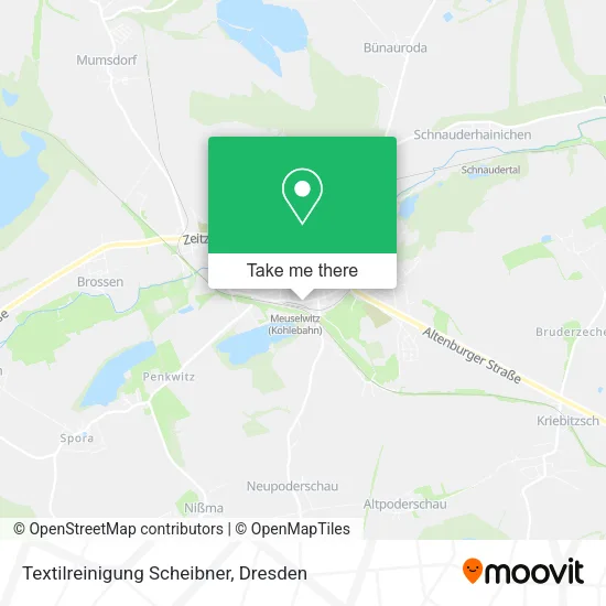 Карта Textilreinigung Scheibner