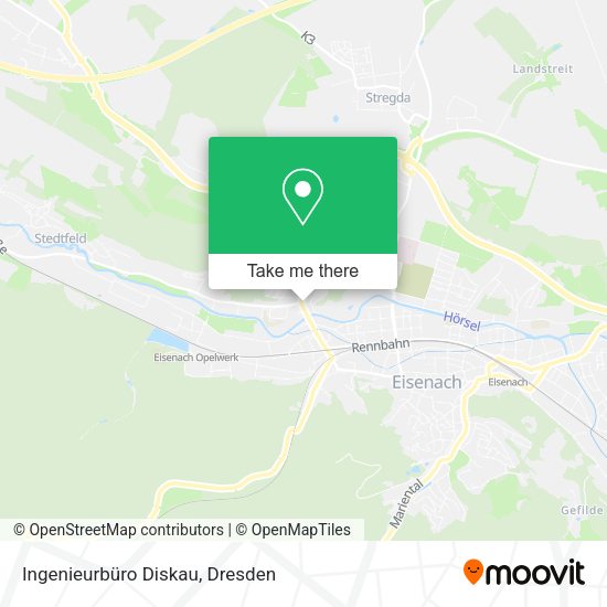 Карта Ingenieurbüro Diskau
