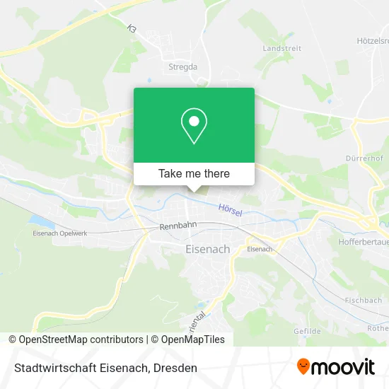 Карта Stadtwirtschaft Eisenach
