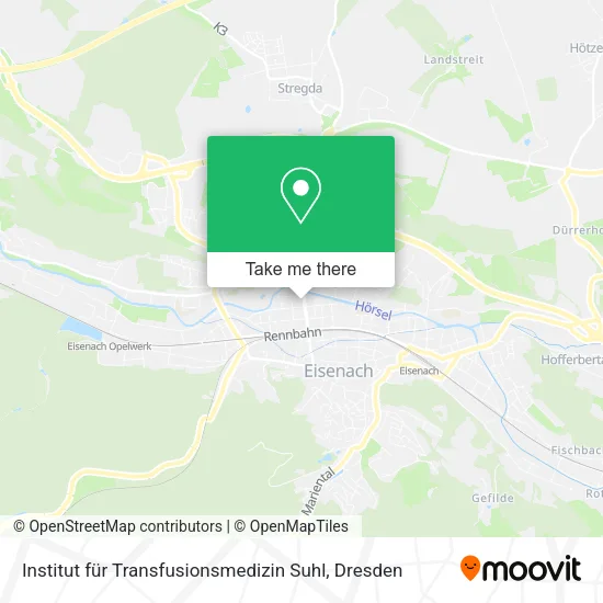 Карта Institut für Transfusionsmedizin Suhl