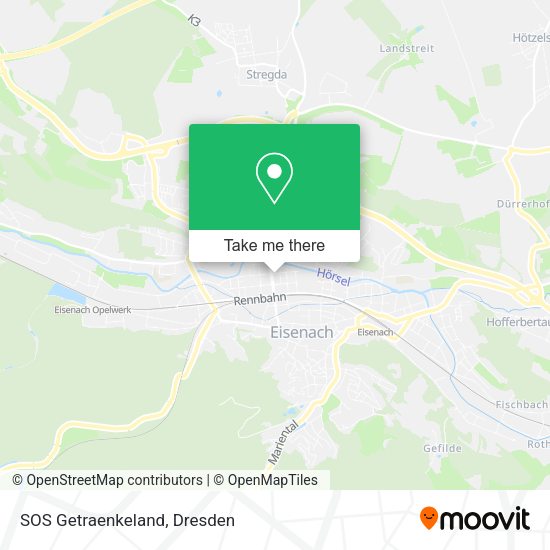 Карта SOS Getraenkeland