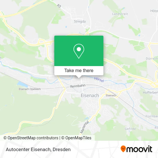 Карта Autocenter Eisenach