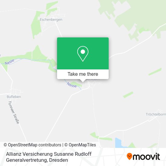 Карта Allianz Versicherung Susanne Rudloff Generalvertretung