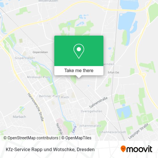 Карта Kfz-Service Rapp und Wotschke