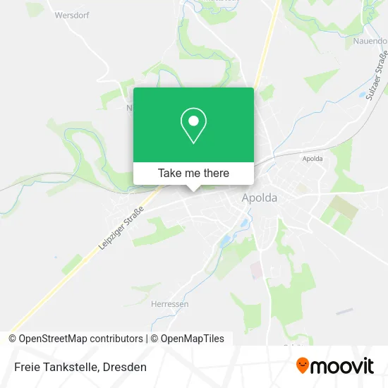 Карта Freie Tankstelle