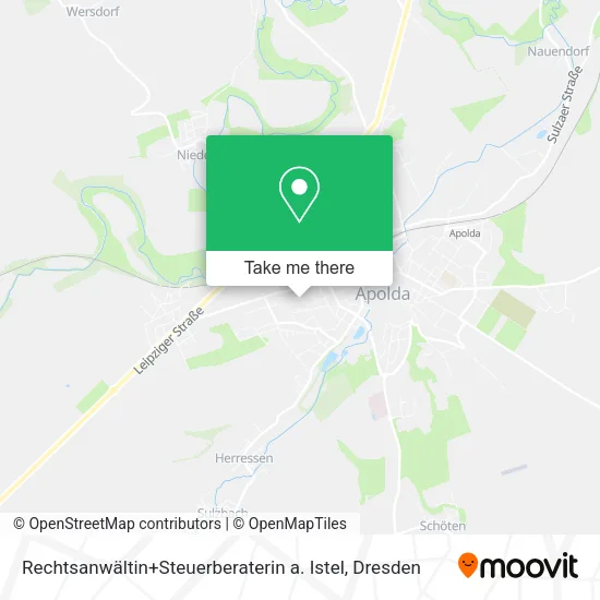 Rechtsanwältin+Steuerberaterin a. Istel map