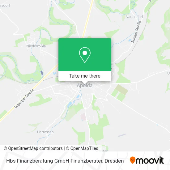 Карта Hbs Finanzberatung GmbH Finanzberater