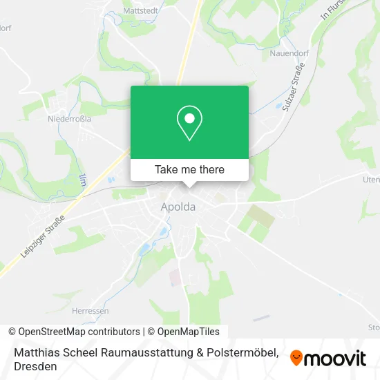 Карта Matthias Scheel Raumausstattung & Polstermöbel