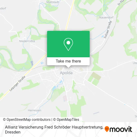 Карта Allianz Versicherung Fred Schröder Hauptvertretung