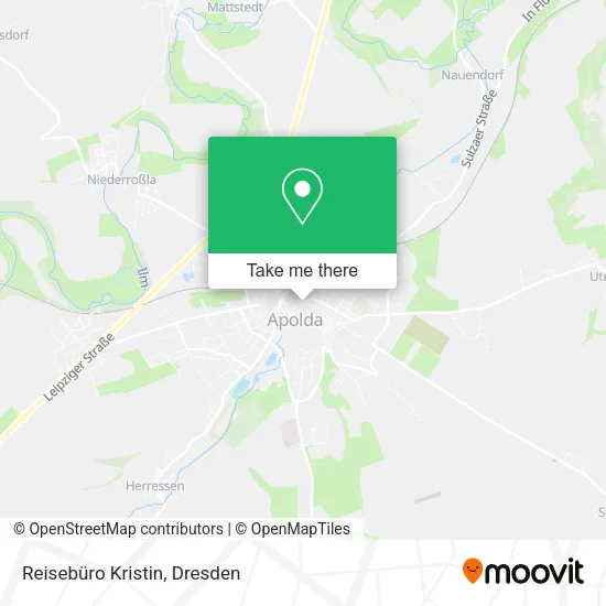 Reisebüro Kristin map