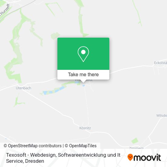 Карта Texosoft - Webdesign, Softwareentwicklung und It Service