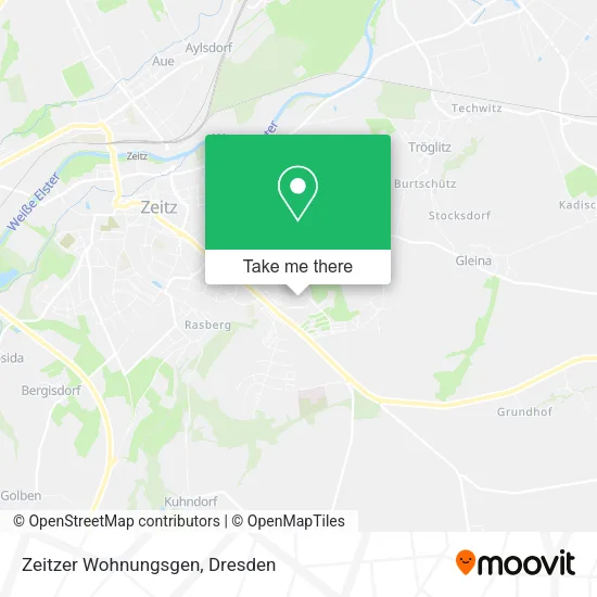 Карта Zeitzer Wohnungsgen
