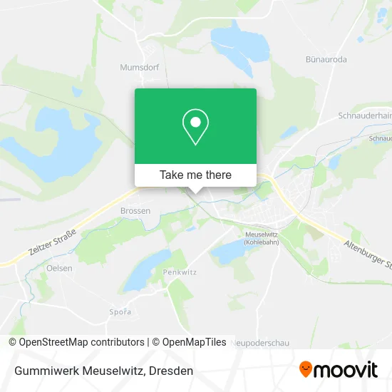 Карта Gummiwerk Meuselwitz