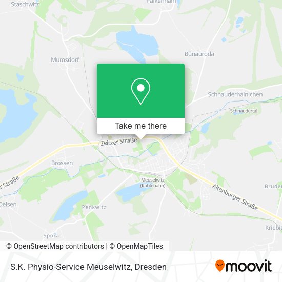 Карта S.K. Physio-Service Meuselwitz
