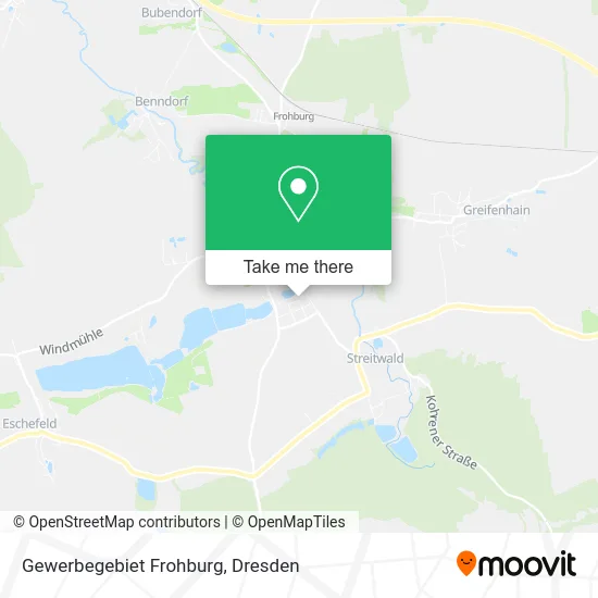 Карта Gewerbegebiet Frohburg