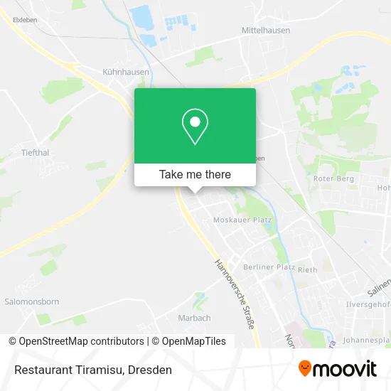 Restaurant Tiramisu map