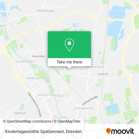Карта Kindertagesstätte Spatzennest