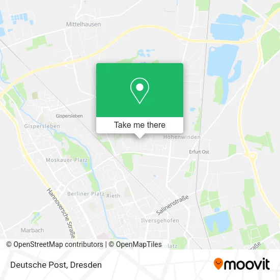 Карта Deutsche Post