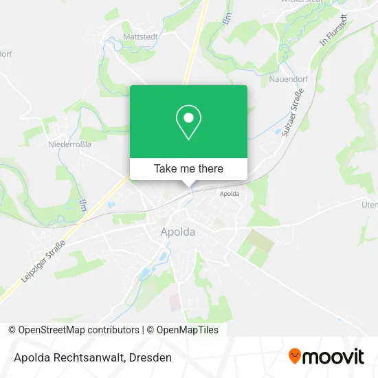 Карта Apolda Rechtsanwalt