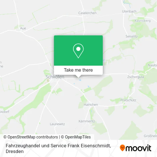 Карта Fahrzeughandel und Service Frank Eisenschmidt