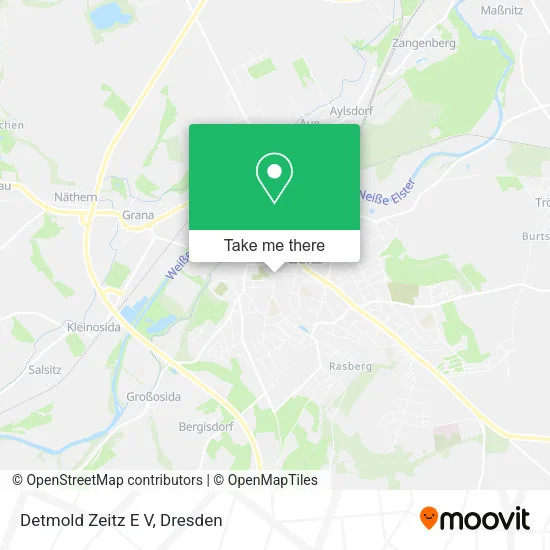 Карта Detmold Zeitz E V