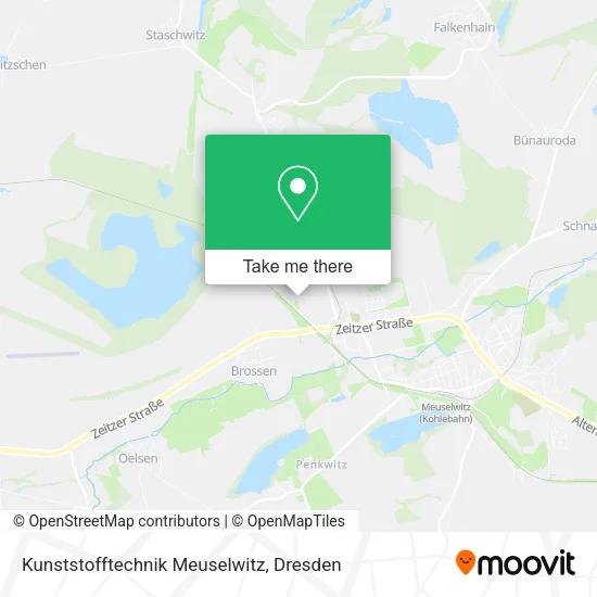 Карта Kunststofftechnik Meuselwitz
