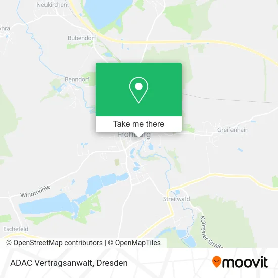 Карта ADAC Vertragsanwalt