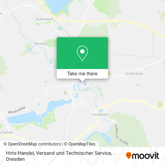 Карта Hvts-Handel, Versand und Technischer Service