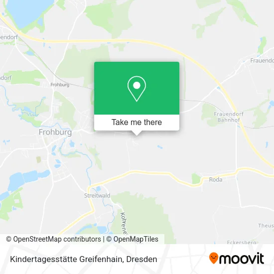 Карта Kindertagesstätte Greifenhain