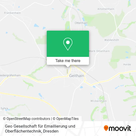 Карта Geo Gesellschaft für Emaillierung und Oberflächentechnik