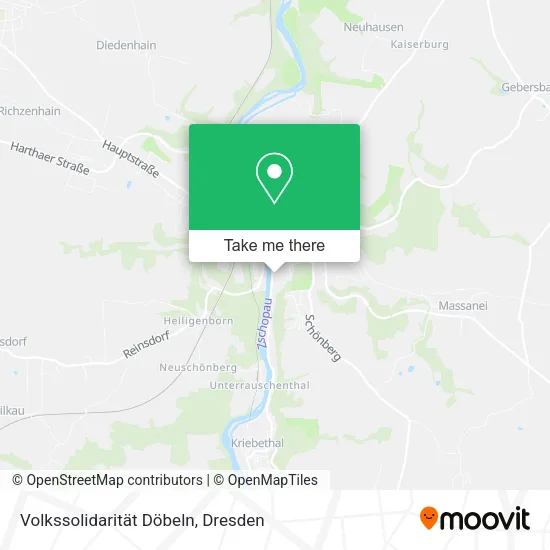 Карта Volkssolidarität Döbeln
