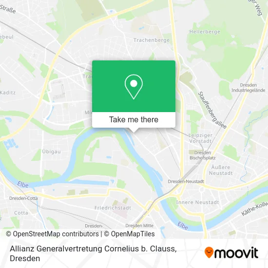 Карта Allianz Generalvertretung Cornelius b. Clauss