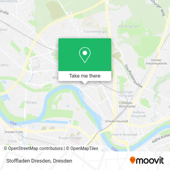 Карта Stoffladen Dresden