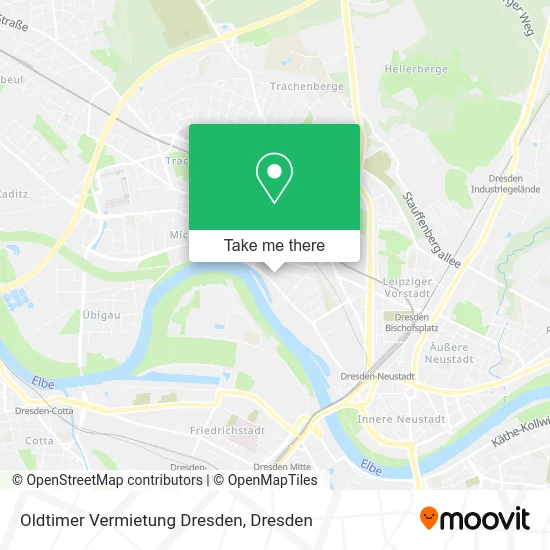 Карта Oldtimer Vermietung Dresden