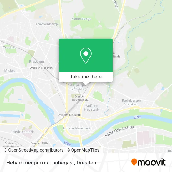 Карта Hebammenpraxis Laubegast