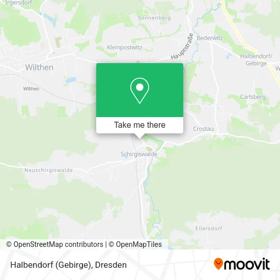 Карта Halbendorf (Gebirge)