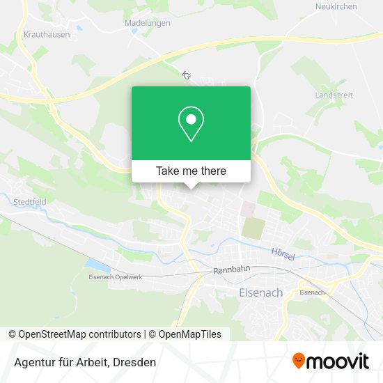Карта Agentur für Arbeit