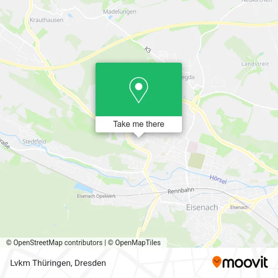 Карта Lvkm Thüringen
