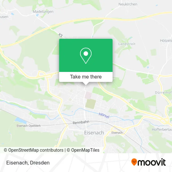 Карта Eisenach