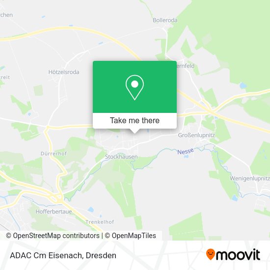Карта ADAC Cm Eisenach