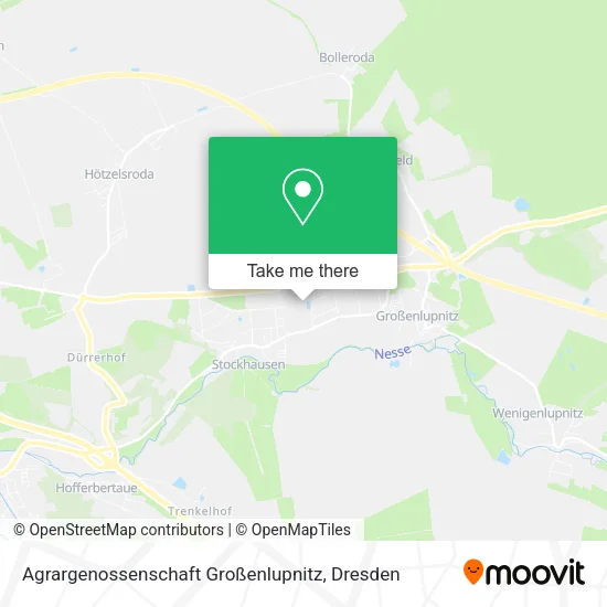 Карта Agrargenossenschaft Großenlupnitz