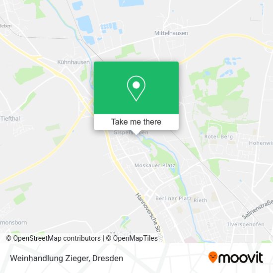 Карта Weinhandlung Zieger