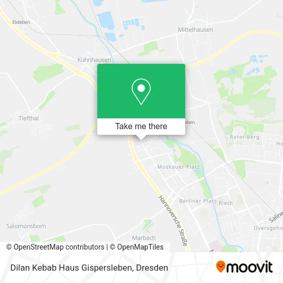 Dilan Kebab Haus Gispersleben map
