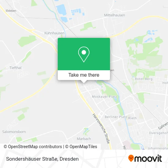 Карта Sondershäuser Straße