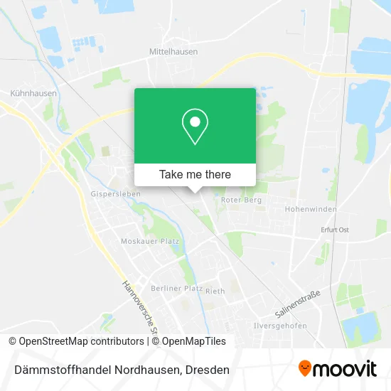 Карта Dämmstoffhandel Nordhausen