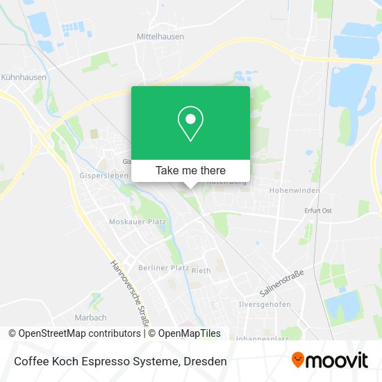 Карта Coffee Koch Espresso Systeme