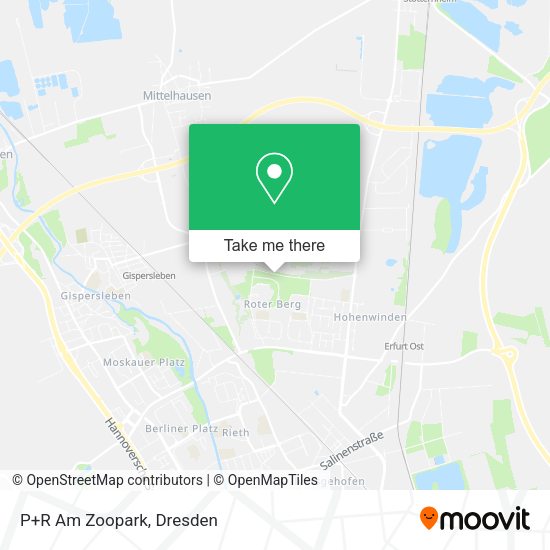 Карта P+R Am Zoopark